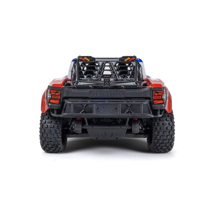 ARRMA ARA4404T2 1/8th MOJAVE 4S BLX Desert Truck - Blue/Red