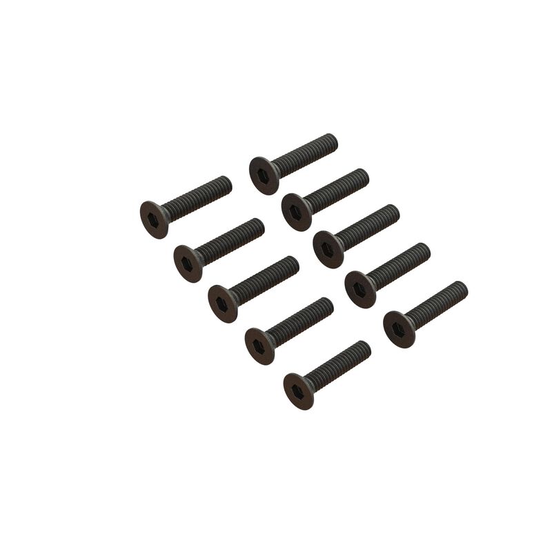 ARRMA ARA702009 Flat Head Hex Machine Screw M2x10mm (10 Pack)