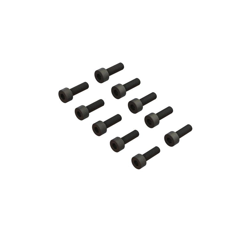 ARRMA ARA702010 Cap Head Hex Machine Screw M2.5x8mm (10 Pack)