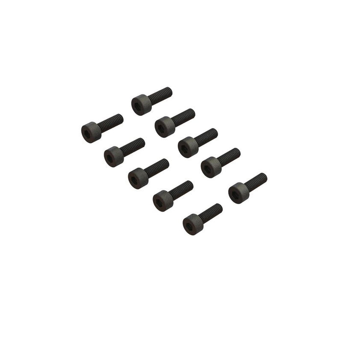 ARRMA ARA702010 Cap Head Hex Machine Screw M2.5x8mm (10 Pack)