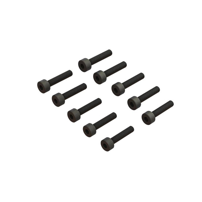 ARRMA ARA702012 Cap Head Hex Screw M2x10mm (10 Pack)