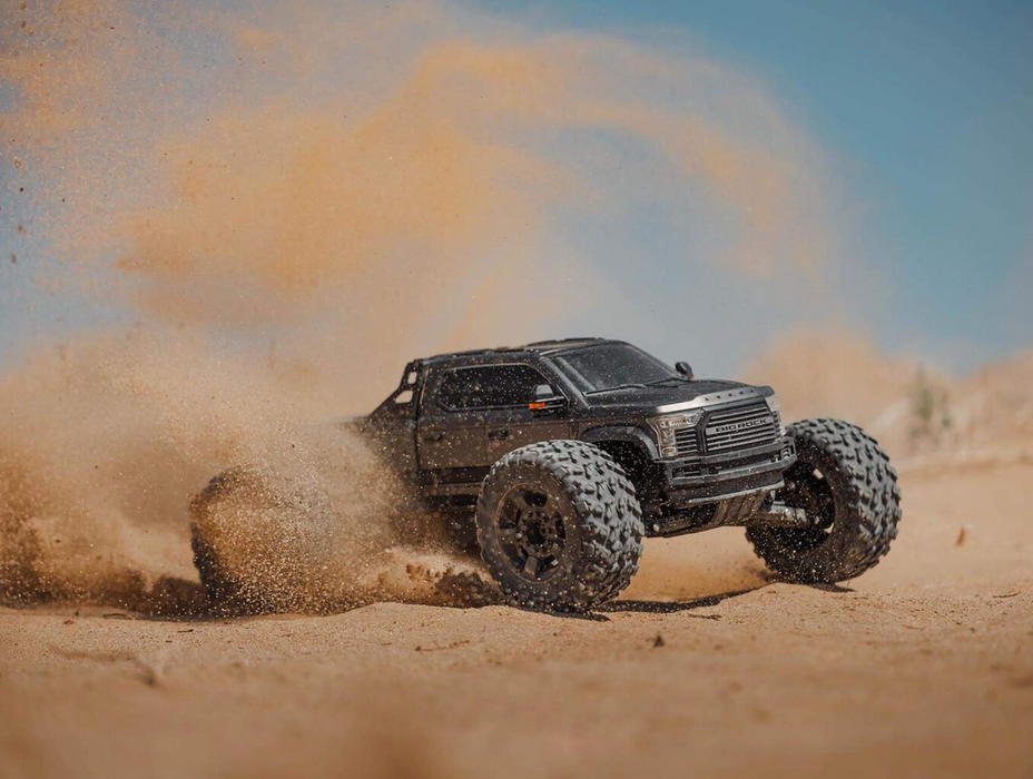 ARRMA ARA7612T1 Gunmetal BIG ROCK 6S 4WD BLX 1/7 RTR Monster Truck