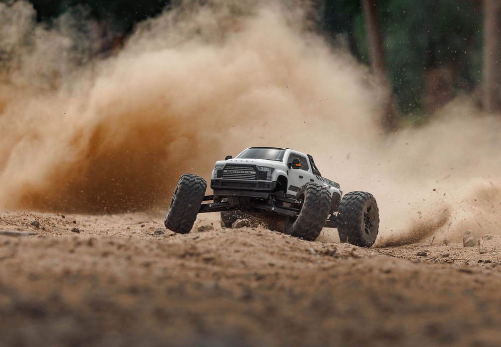 ARRMA ARA7612T3 White BIG ROCK 6S 4WD BLX 1/7 RTR Monster Truck