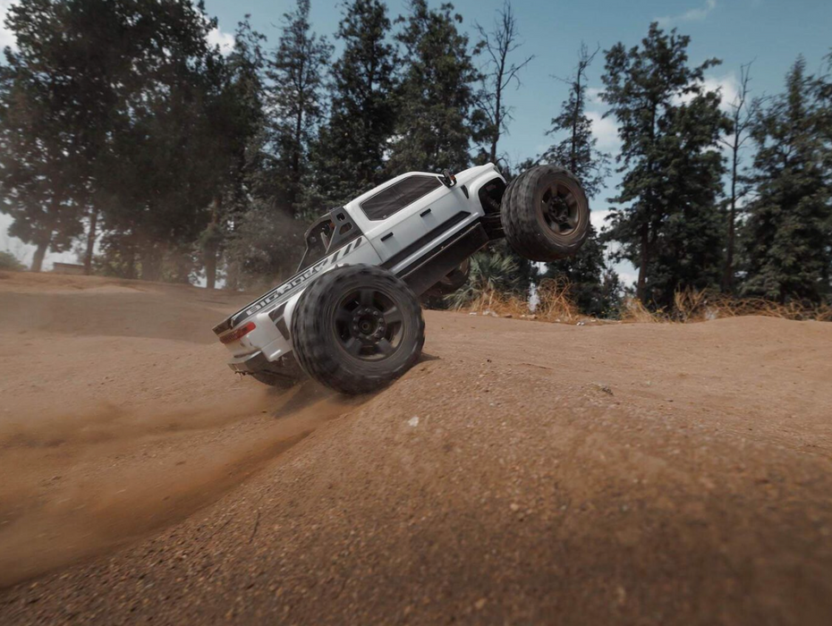 ARRMA ARA7612T3 White BIG ROCK 6S 4WD BLX 1/7 RTR Monster Truck