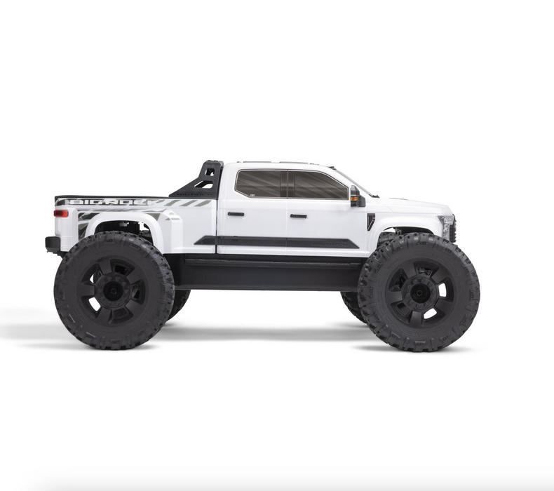 ARRMA ARA7612T3 White BIG ROCK 6S 4WD BLX 1/7 RTR Monster Truck