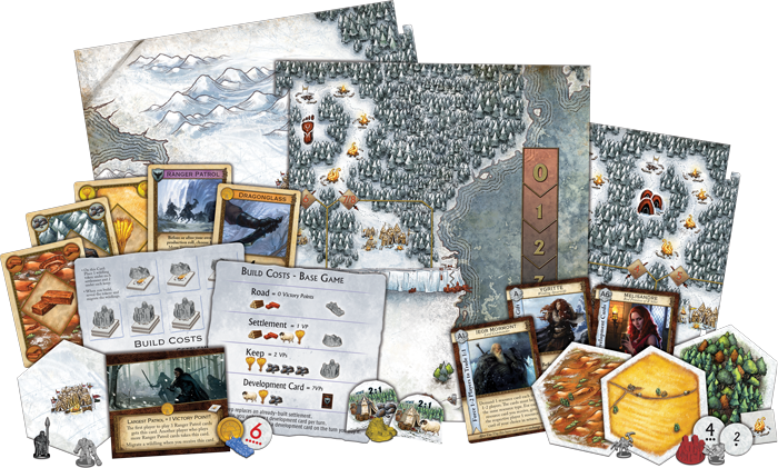 Asmodee A Game of Thrones Catan: Brotherhood of the Watch Board Game