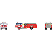 Athearn 10282 N Scale Ford C Canopy Cab Pumper Fire Truck Napa Bicentennial