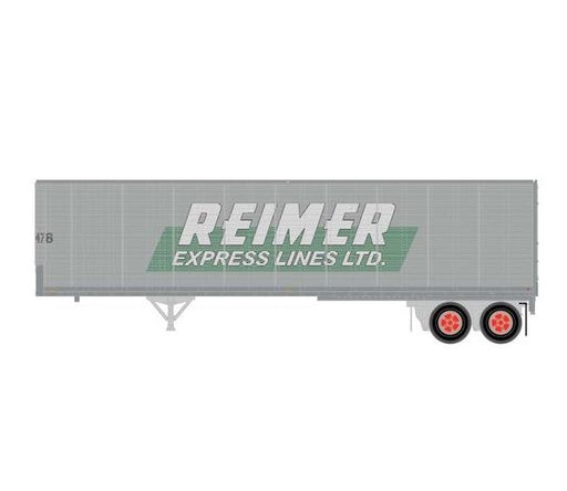 Athearn 1029 HO Scale 40' Fruehauf Z-Van Trailer Reimer Express Lines 4478