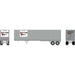 Athearn 1074 HO Scale 40' Fruehauf Z-Van Trailer Cotton Belt SWTZ 20-9120