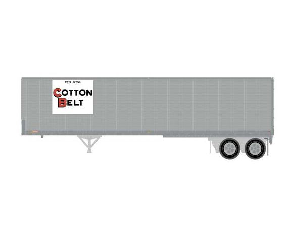 Athearn 1074 HO Scale 40' Fruehauf Z-Van Trailer Cotton Belt SWTZ 20-9120