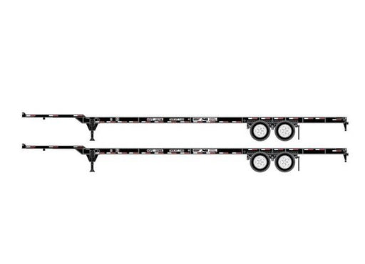Athearn 1087 HO Scale 53' Container Chassis Norfolk Southern NSPZ 2-Pack