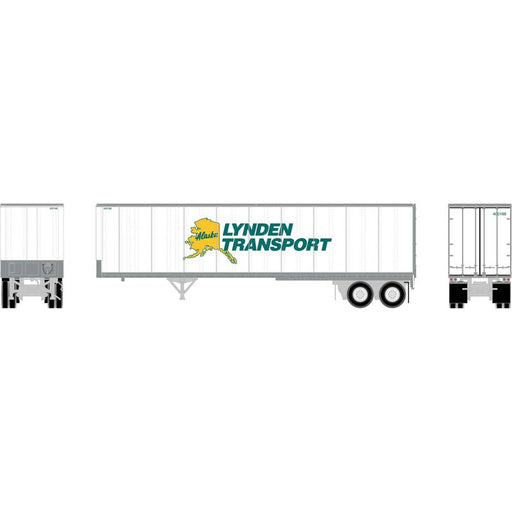 Athearn 1120 HO Scale 40' Fruehauf Z-Van Trailer Lynden Transport 400123