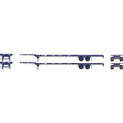 Athearn 1129 HO Scale 53' Container Chassis Pacer StackTrain PAHZ 2-Pack