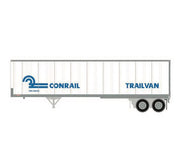 Athearn 1153 HO Scale 40' Fruehauf Z-Van Trailer Conrail CRZ 200432