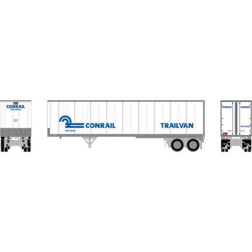 Athearn 1153 HO Scale 40' Fruehauf Z-Van Trailer Conrail CRZ 200432