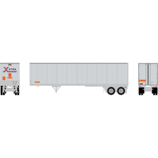 Athearn 1163 HO Scale 40' Fruehauf Z-Van Trailer XTRA XTRZ 231301