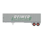 Athearn 1170 HO Scale 40' Fruehauf Z-Van Trailer Reimer Express Lines 4465