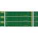 Athearn 1176 HO Scale 53' Jindo Intermodal Container Alaska Marine ALMU 3-Pack