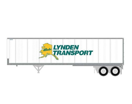Athearn 1198 HO Scale 40' Fruehauf Z-Van Trailer Lynden Transport 400166