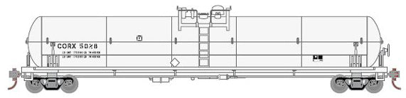 Athearn 17853 HO Scale 62' Tank Car Coors Brewing CORX 5086