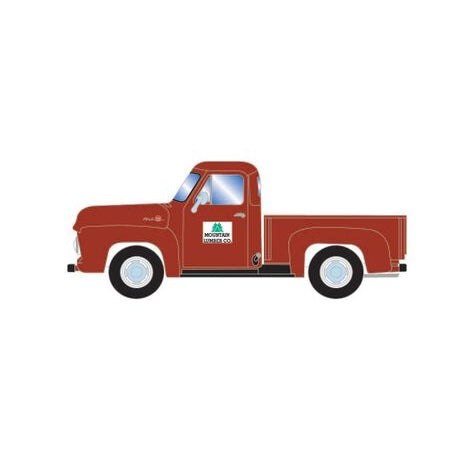 Athearn 1881 HO Scale 1955 Ford F-100 Pickup Truck Mountain Lumber