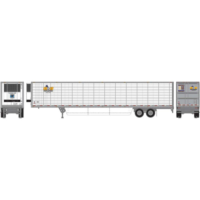 Athearn 26751 HO Scale 53' Utility Reefer Trailer B&B Transport 2054