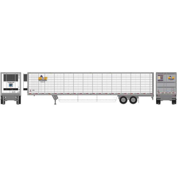 Athearn 26752 HO Scale 53' Utility Reefer Trailer B&B Transport 2078