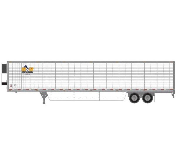 Athearn 26752 HO Scale 53' Utility Reefer Trailer B&B Transport 2078