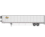 Athearn 26752 HO Scale 53' Utility Reefer Trailer B&B Transport 2078