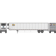 Athearn 26753 HO Scale 53' Utility Reefer Trailer B&B Transport 2417
