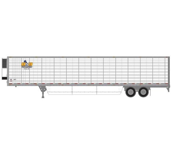 Athearn 26753 HO Scale 53' Utility Reefer Trailer B&B Transport 2417