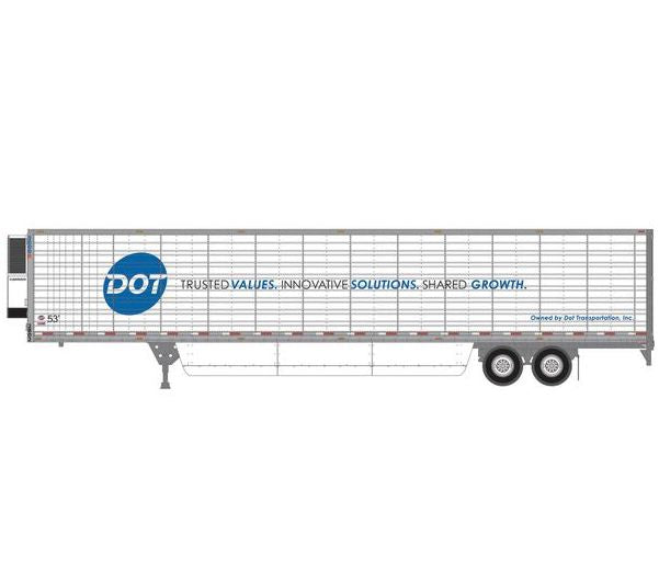 Athearn 26760 HO Scale 53' Utility Reefer Trailer DOT Foods 2802