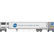 Athearn 26760 HO Scale 53' Utility Reefer Trailer DOT Foods 2802