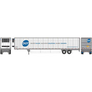 Athearn 26762 HO Scale 53' Utility Reefer Trailer DOT Foods 3754