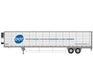 Athearn 26762 HO Scale 53' Utility Reefer Trailer DOT Foods 3754