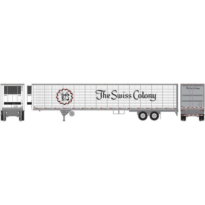 Athearn 26766 HO Scale 53' Utility Reefer Trailer Swiss Colony 110