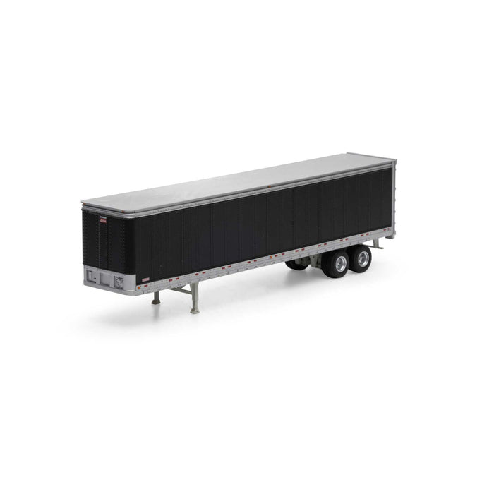 Athearn 29078 HO Scale 45' Smooth Side Trailer Owner Operator Black