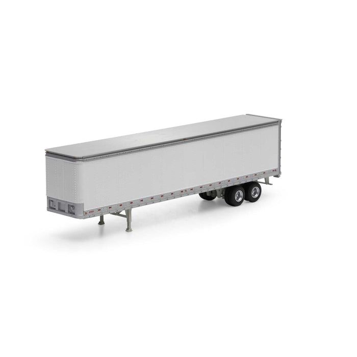 Athearn 29079 HO Scale 45' Smooth Side Trailer Owner Operator White
