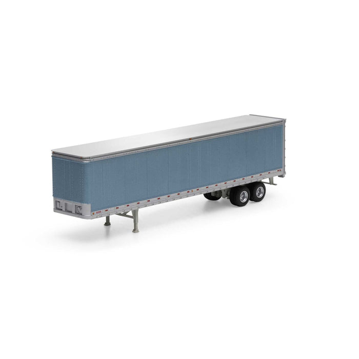 Athearn 29082 HO Scale 45' Smooth Side Trailer Owner Operator Metallic Blue