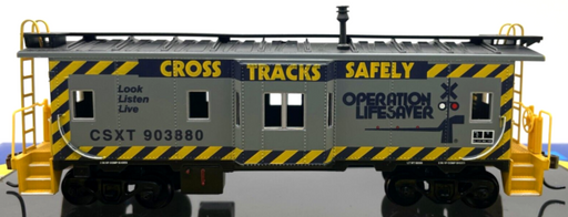 Athearn 7453 HO Scale Bay Window Caboose CSX Operation LifeSaver SXT903880 - NOS