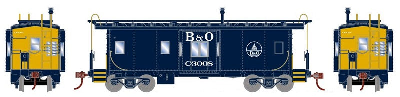 Athearn 75000 HO Scale Bay Window Caboose Baltimore & Ohio B&O C-3008 - NOS