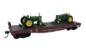 Athearn 81285 HO Scale 40' Flatcar with John Deere 520 Tractors Pennsylvania PRR 425879 - NOS