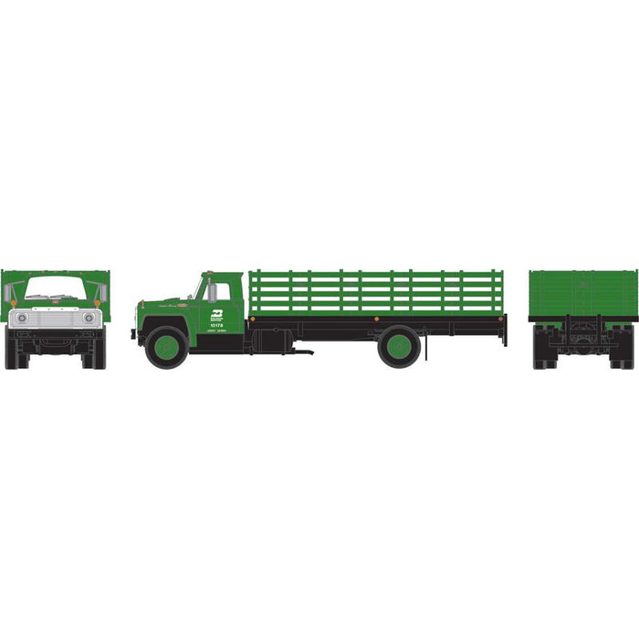 Athearn 84724 HO Scale Ford F-850 Stakebed Truck Burlington Northern BN 10178