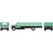 Athearn 84728 HO Scale Ford F-850 Stakebed Truck Teal Unlettered