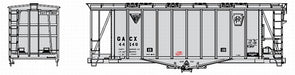 Athearn 87568 HO Scale GATC 2600 Airslide Hopper Pennsylvania PRR 44148