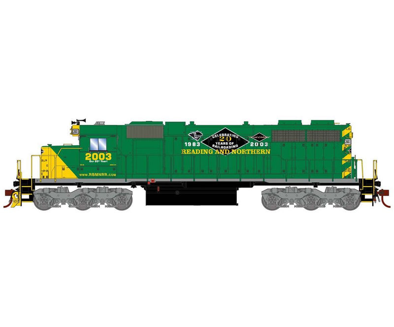 Athearn 88634 HO Scale EMD SD38 Reading & Northern RBMN 2003