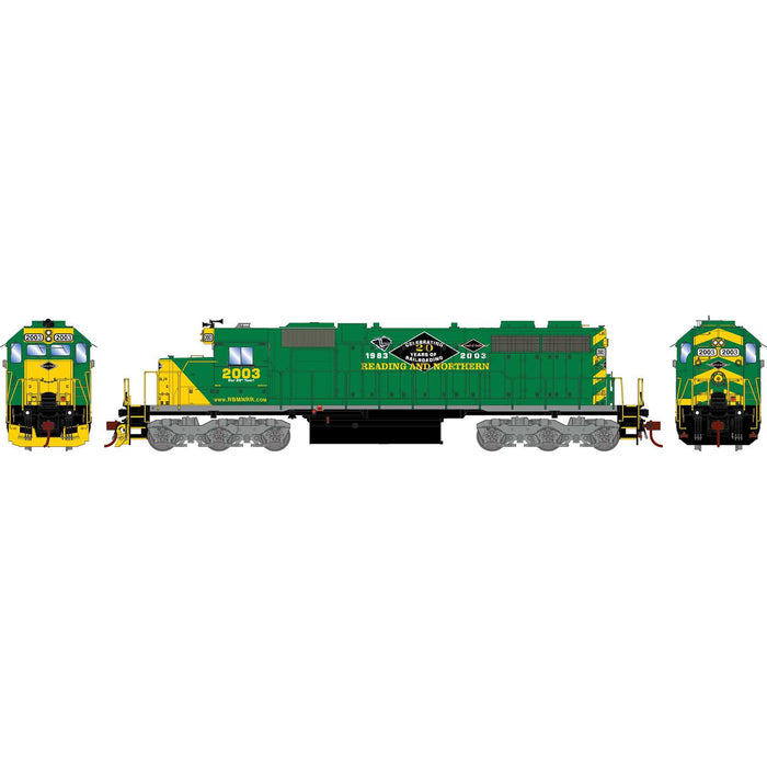 Athearn 88634 HO Scale EMD SD38 Reading & Northern RBMN 2003