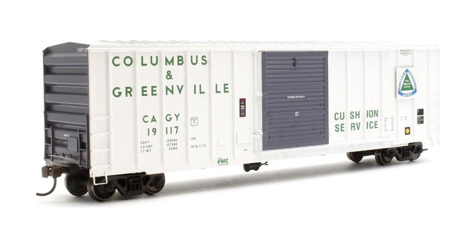Athearn 91422 HO Scale 50' FMC Boxcar Columbus & Greenville CAGY 19117 - NOS