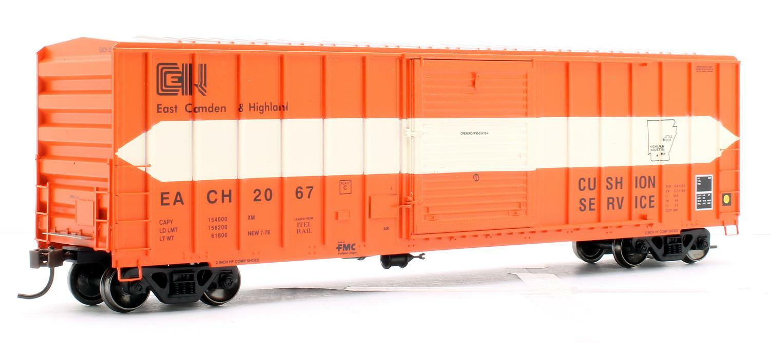 Athearn 91423 HO Scale 50' FMC Boxcar East Camden & Highland EACH 2067 - NOS