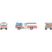 Athearn 92023 HO Scale Ford C Canopy Cab Pumper Fire Truck Highspire Bicentennial